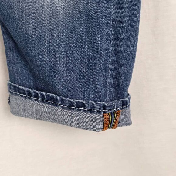 Rock Revival Cleer Easy Crop Jeans 30 Embellished Pockets - Picture 4 of 15